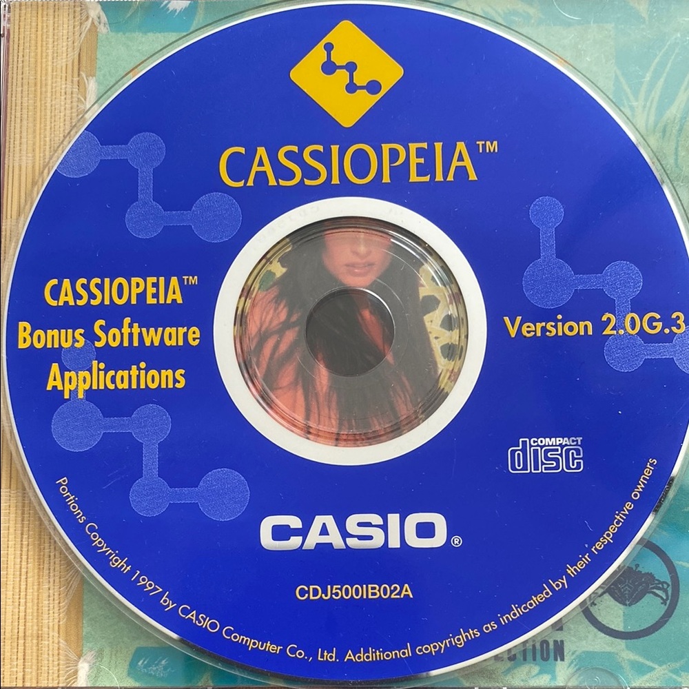 Casio Cassiopeia Bonus Software CD